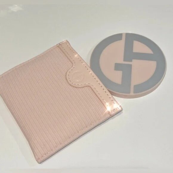 Giorgio Armani Pink Card Holder and Compact NEW - Picture 5 of 7